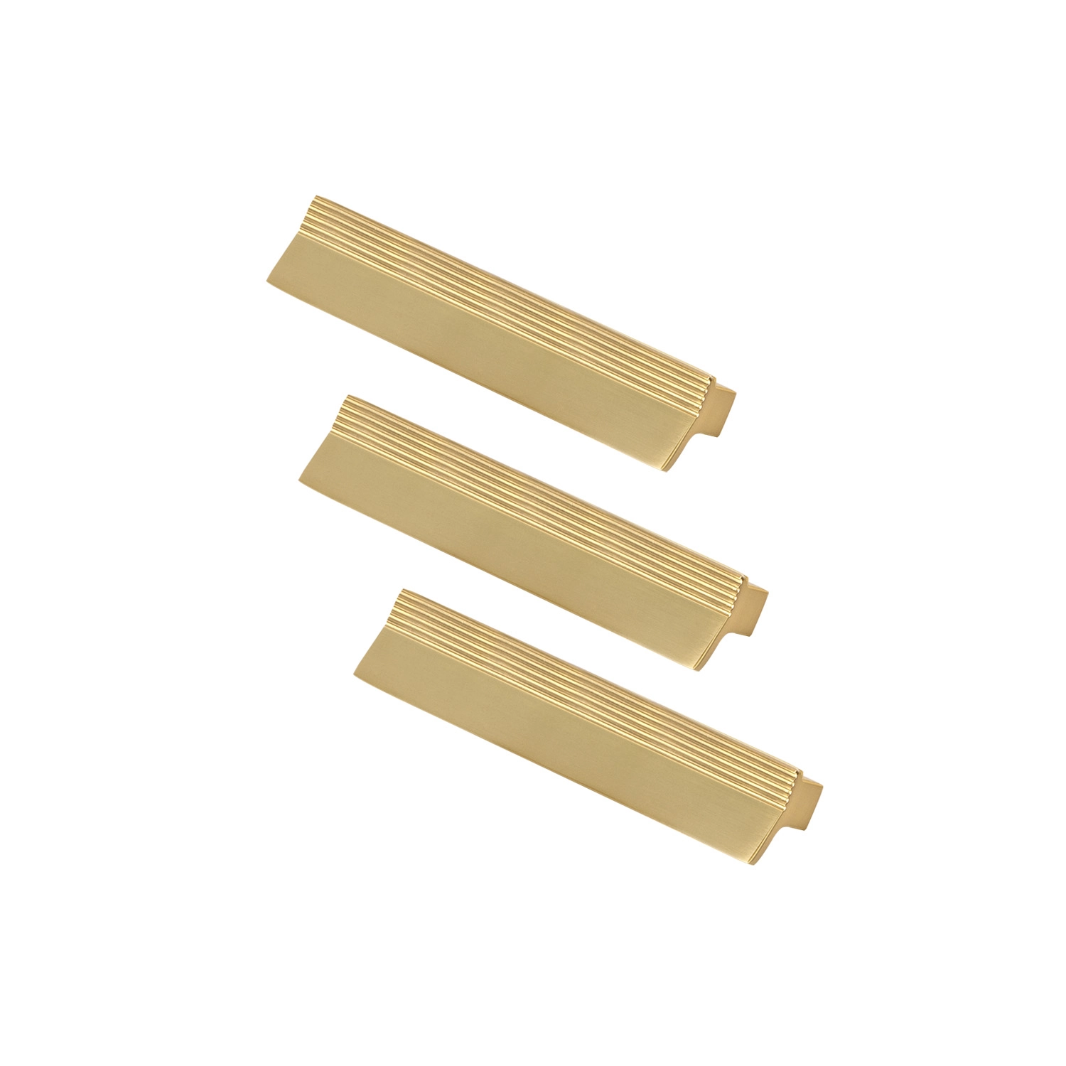 Kit 03 - Puxador Para Móvel Alça Sobrepor 96 Mm Zamac (troia Dourado Fosco)