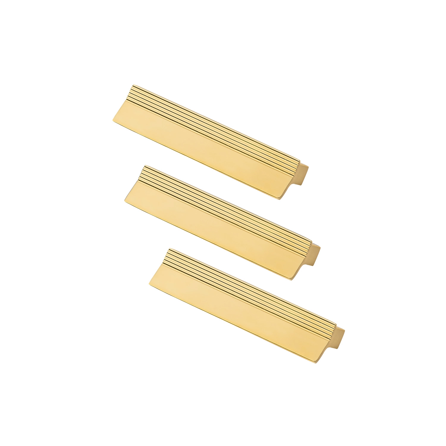 Kit 03 - Puxador Para Móvel Alça Sobrepor 96 Mm Zamac (troia Dourado)