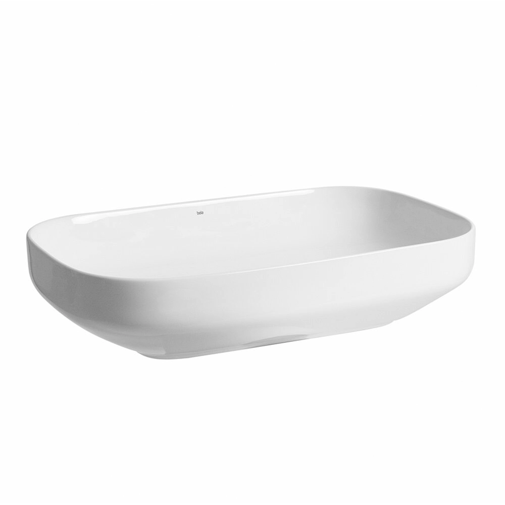 Cuba De Banheiro Louça Apoio Retangular 58 Cm (trento Branca)