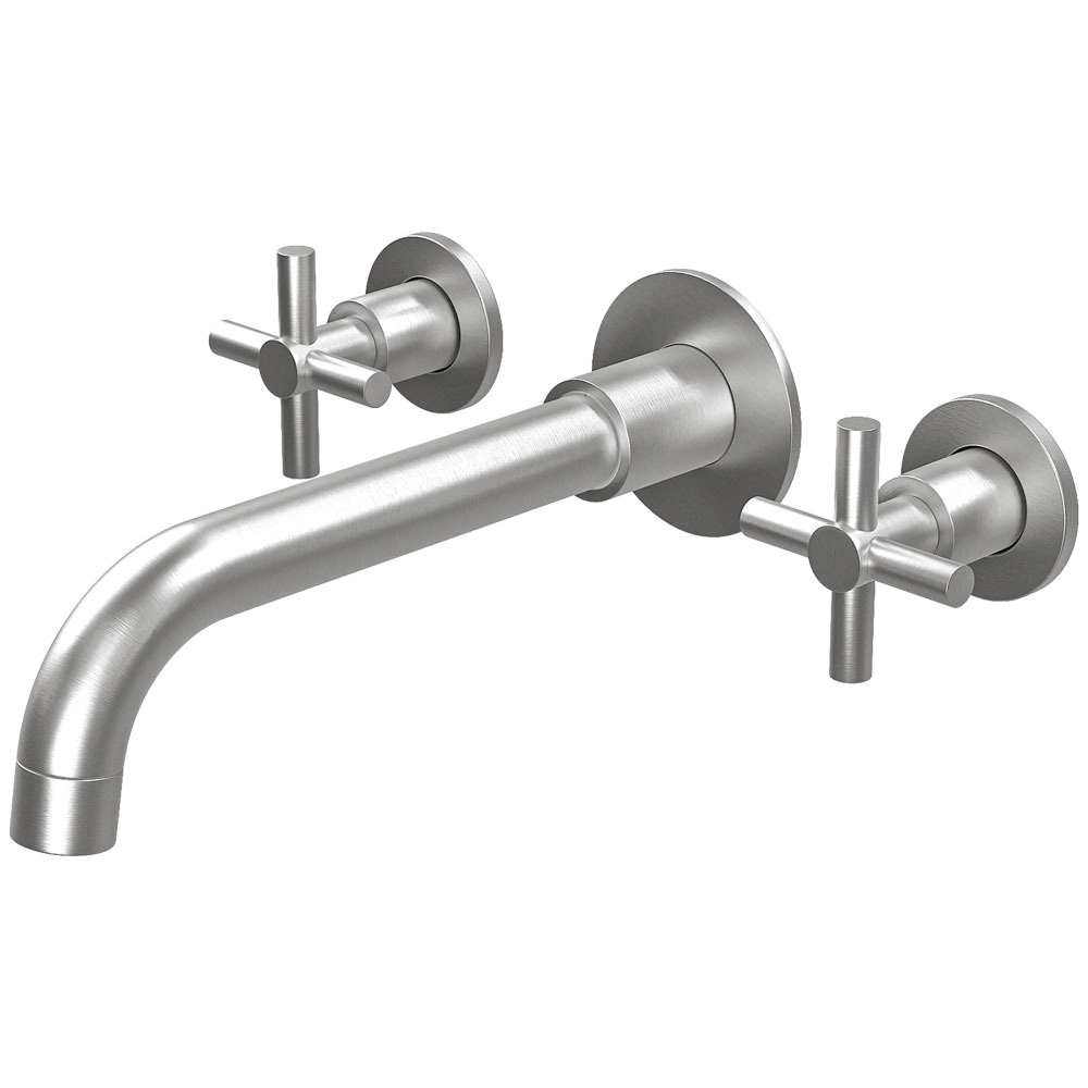 Torneira Misturador De Parede Para Banheiro Inox (alva Escovada)