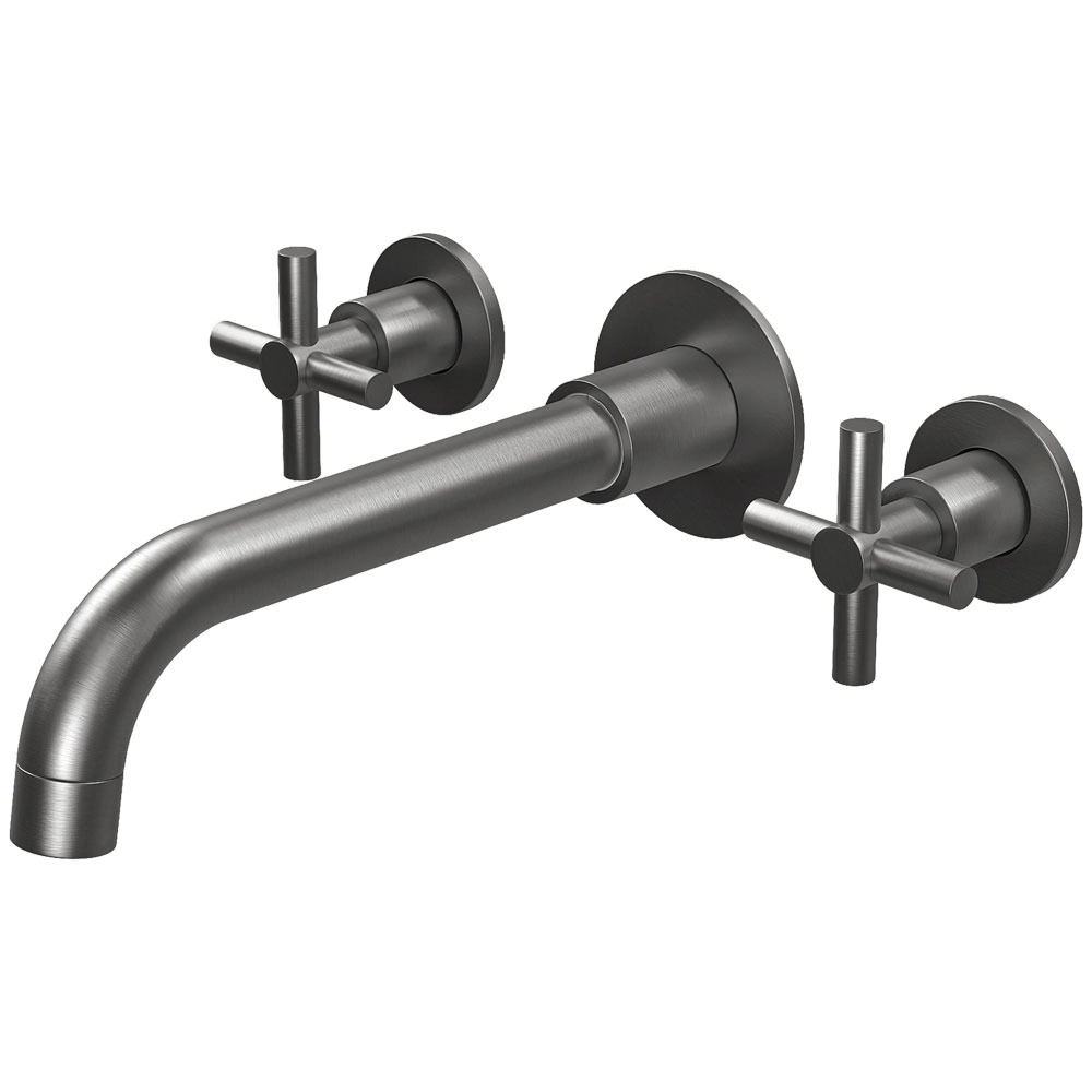 Torneira Misturador De Parede Para Banheiro Inox (alva Grafite Fosca)