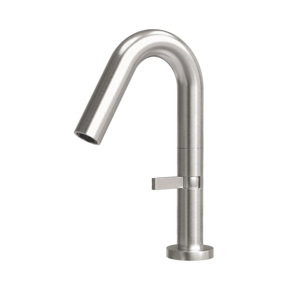 Torneira Monocomando Baixa Para Banheiro Inox (tille Escovada)