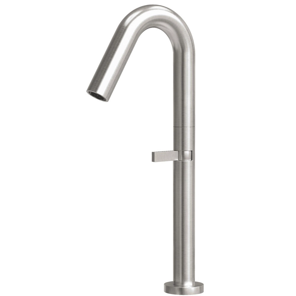Torneira Monocomando Alta Para Banheiro Inox (tille Escovada)