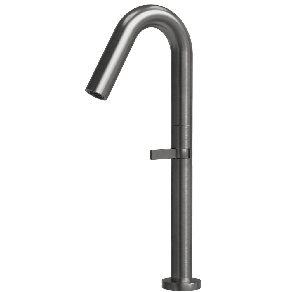 Torneira Monocomando Alta Para Banheiro Inox (tille Grafite Fosca)