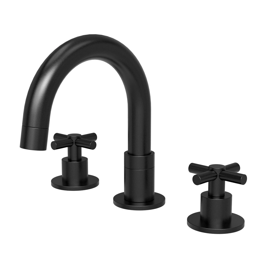 Torneira Misturador Baixa Para Banheiro Inox (alva Preta Fosca)