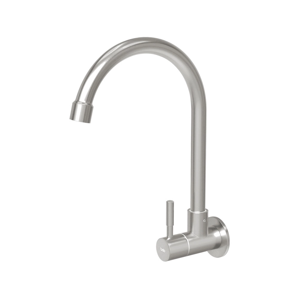 Torneira De Parede Para Cozinha Inox (brava Escovada)