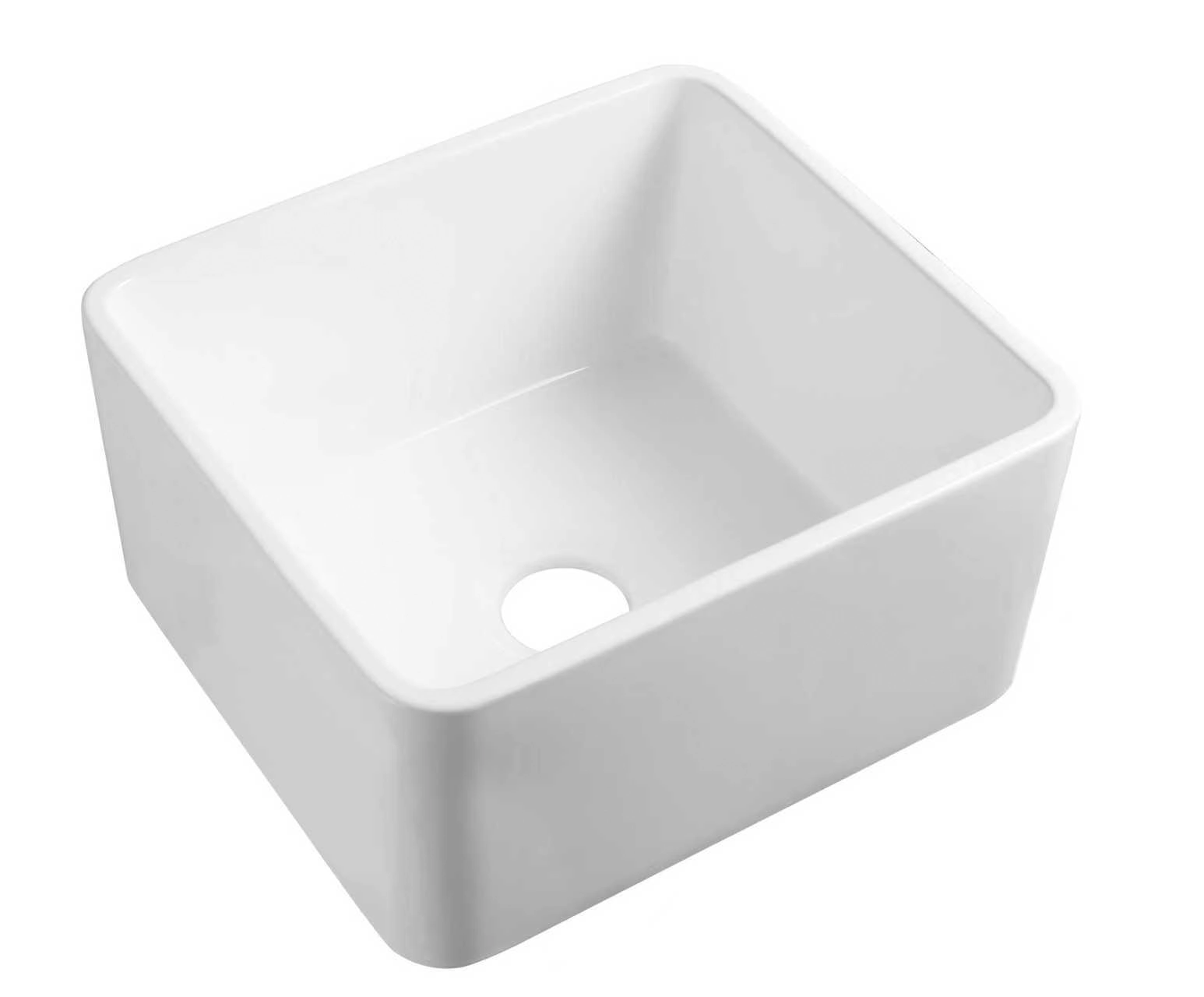Cuba Fazenda De Cozinha Louça Retangular 51x46 Cm (lille Branca)