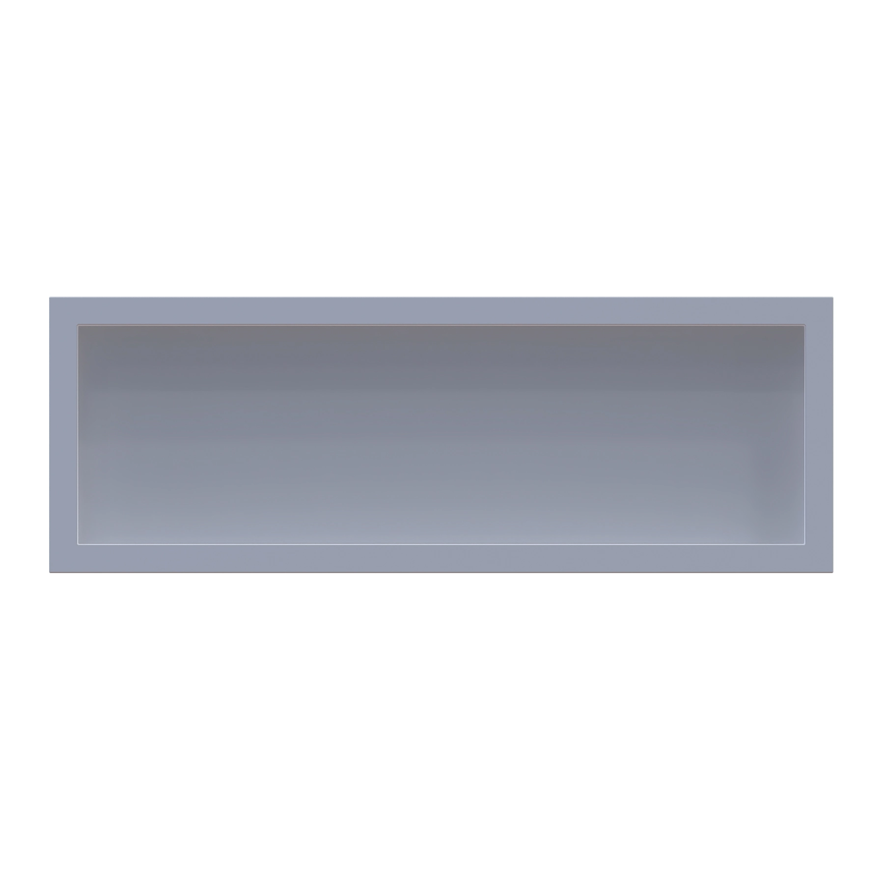 Nicho para Banheiro de Embutir Plástico 30x90cm Branco Metasul