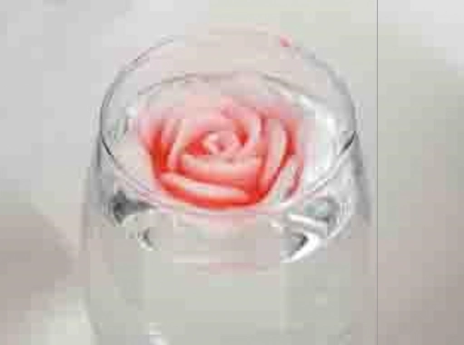 Caixa 4 Velas Flores
