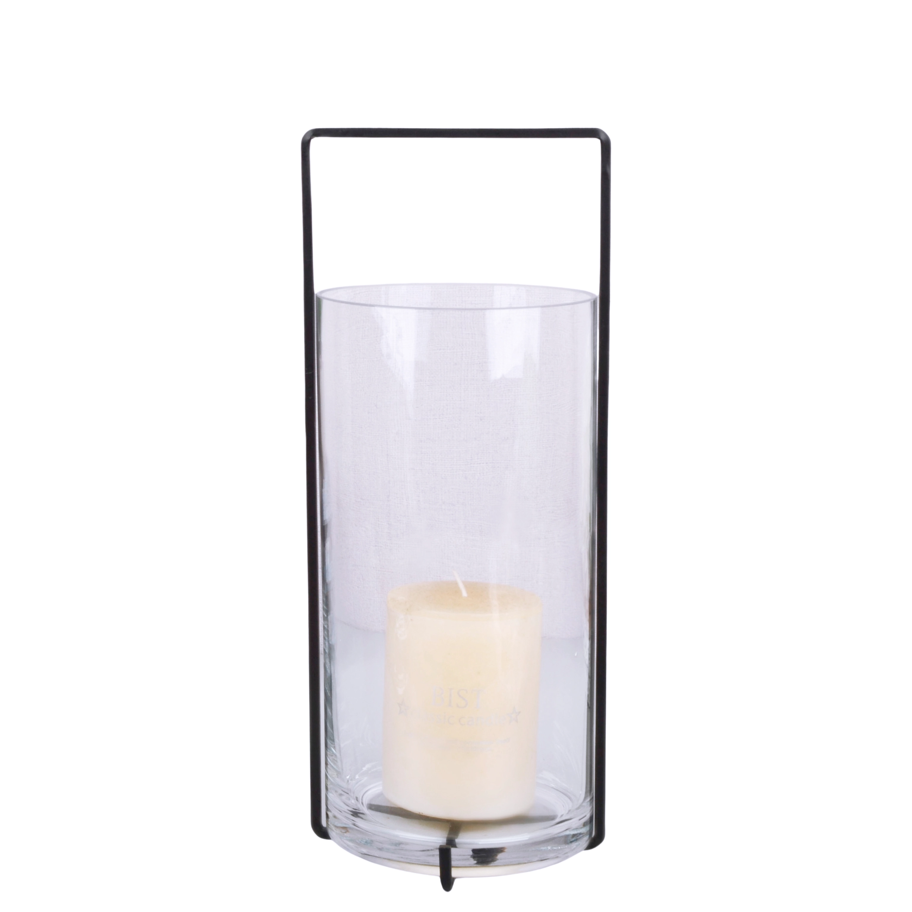 Lanterna Suporte Em Metal 14x35cm Dpd01273 Mai Home