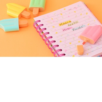 Marca Texto Pastel Picole C/4 Cores Ref.wpd20053