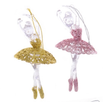 Enfeite De Arvore Ntal Bailarina Ref.nta17015