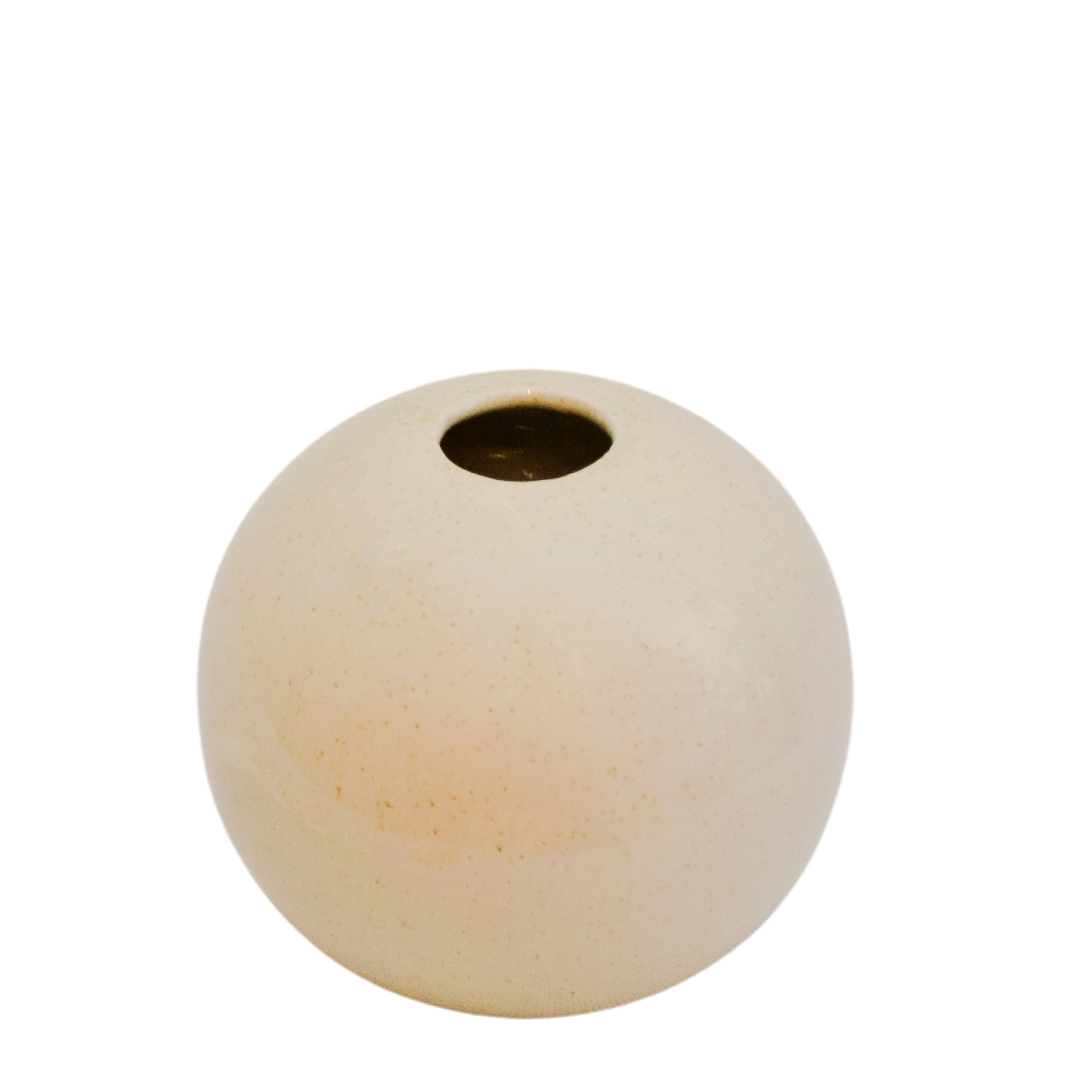 Vaso Porcelana Balloon Bg Areia 12x10.5x12cm Dpd10078 Mai Home
