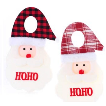 Enfeite Porta Macaneta Ho Ho Ho 19x32cm Ntd10077