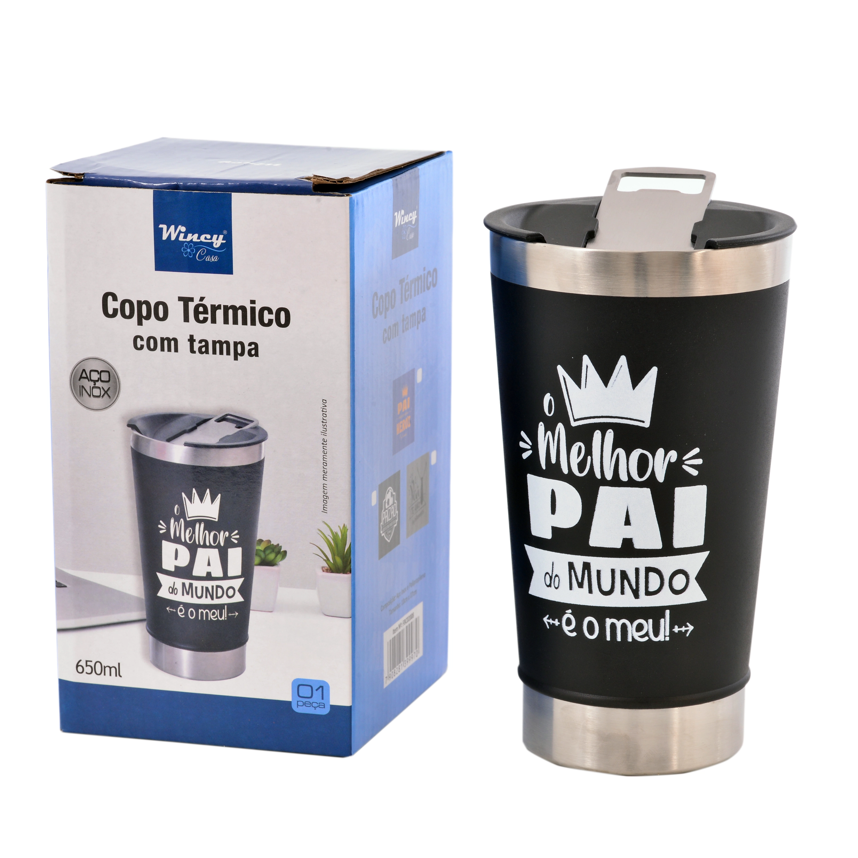 Copo Termico Tampa Pais 14 Cx