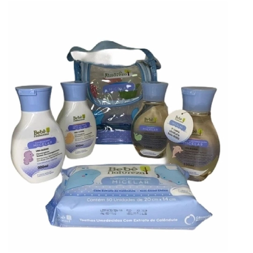 Kit Banho Bebê Natureza Micelar Necessaire