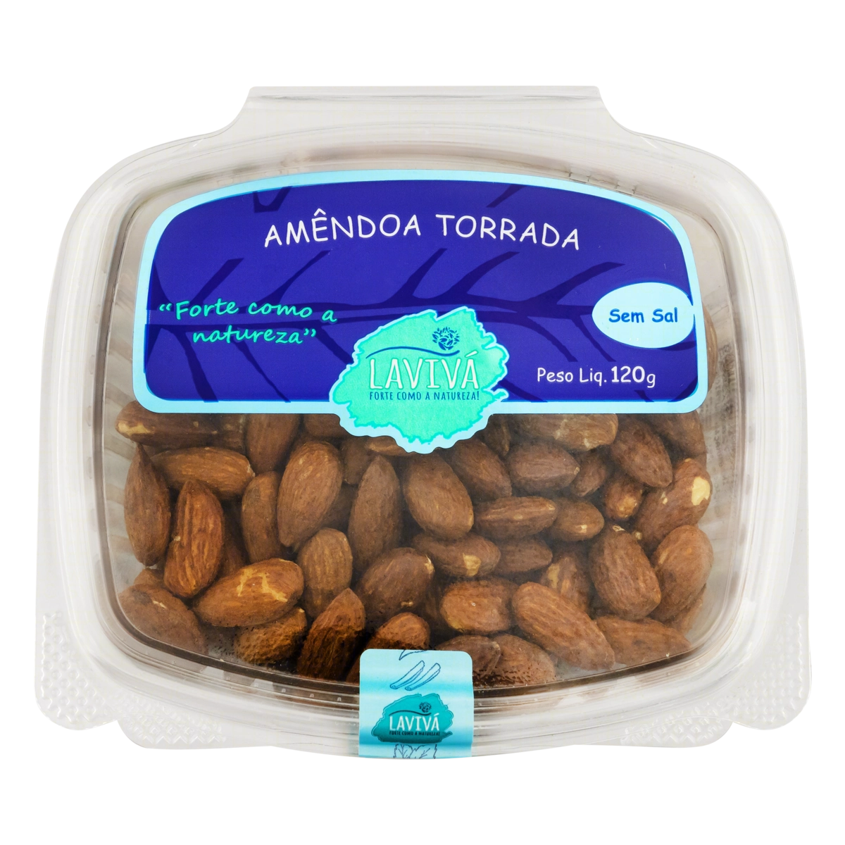 Amêndoa Torrada Lavivá Pote 120g
