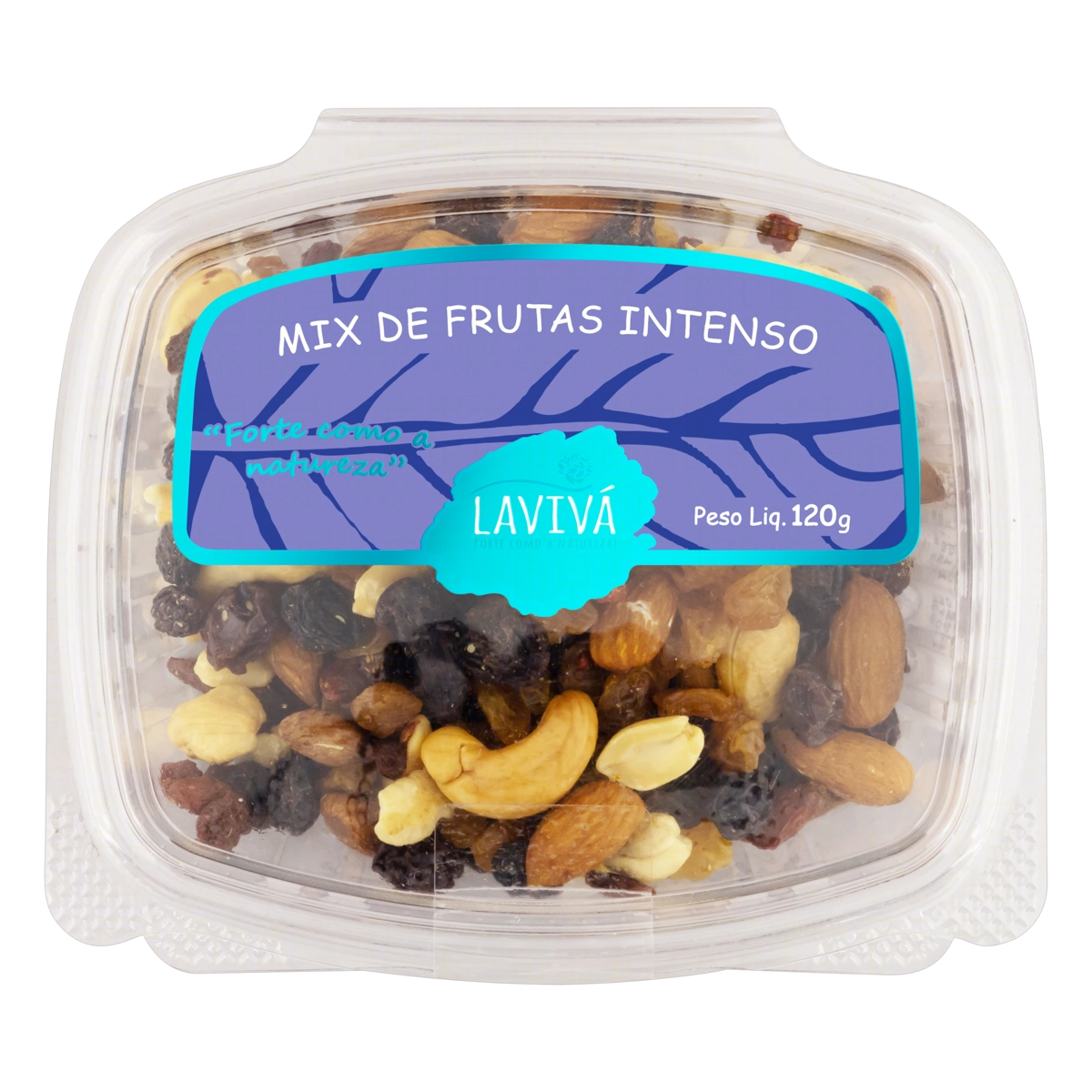 Mix De Frutas Secas Lavivá Pote 120g