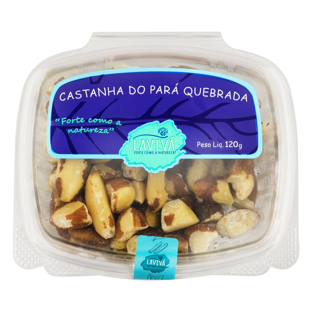 Castanha Do Pará Quebrada Lavivá Pote 120g