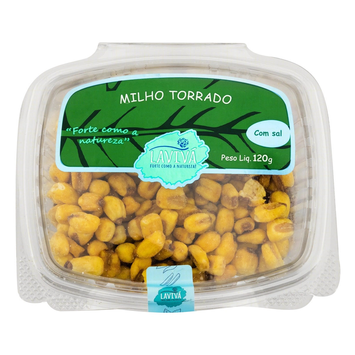 Milho Torrado Com Sal Lavivá Pote 120g