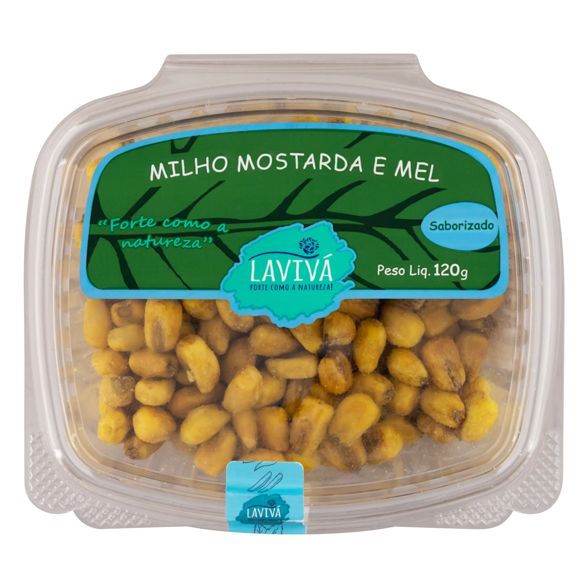 Milho Torrado Mostarda E Mel Lavivá Pote 120g