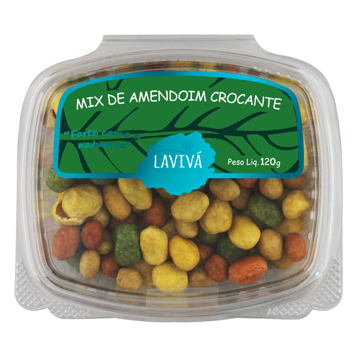 Mix De Amendoim Crocante Lavivá Pote 120g