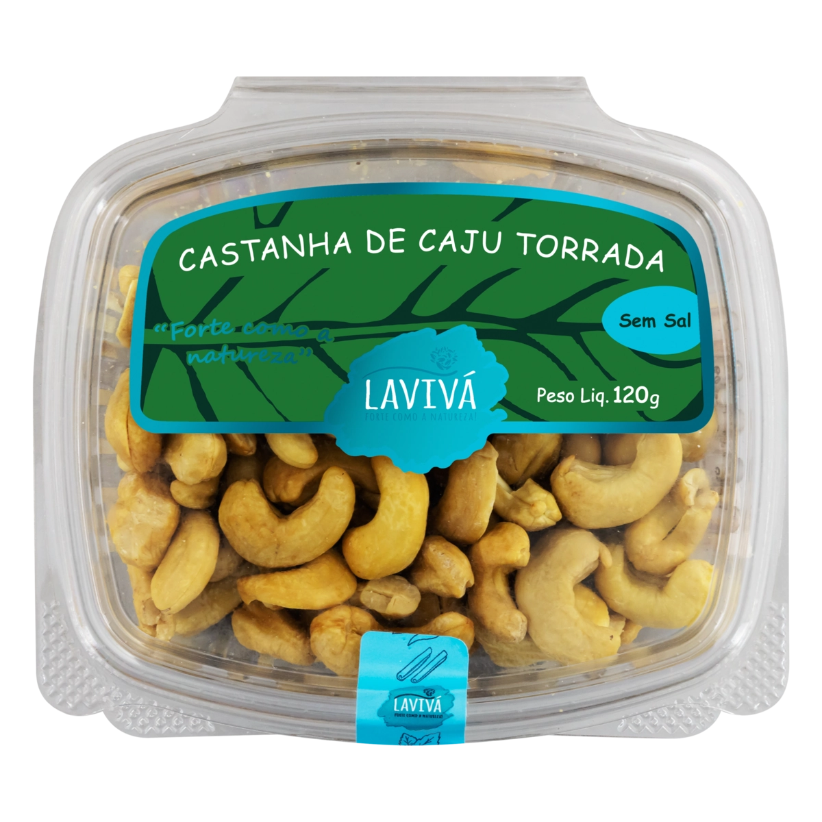 Castanha De Caju Torrada Lavivá Pote 120g