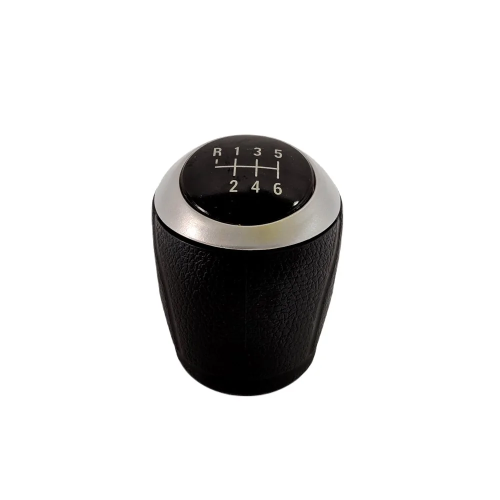 Bola de Câmbio Preta Aro Cromado 6 Marchas - NAT 400546