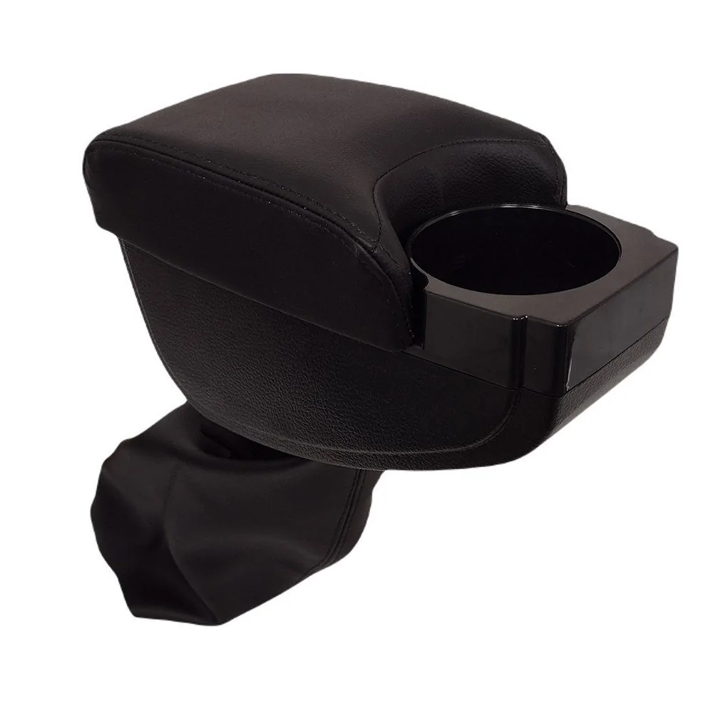 Apoio de Braço Dianteiro Central Preto com Porta Copo - NAT 100725PC