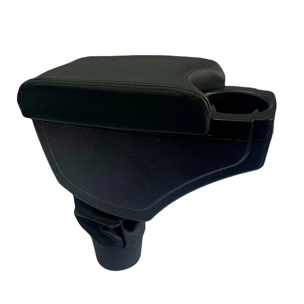 Apoio de Braço Dianteiro Central RENAULT DUSTER Preto com Porta Copo - NAT 600721PC