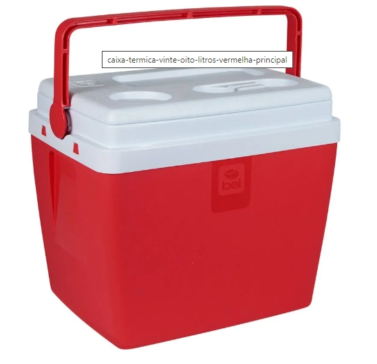 Caixa Termica Vermelha 36l 70073604 Bel Fix
