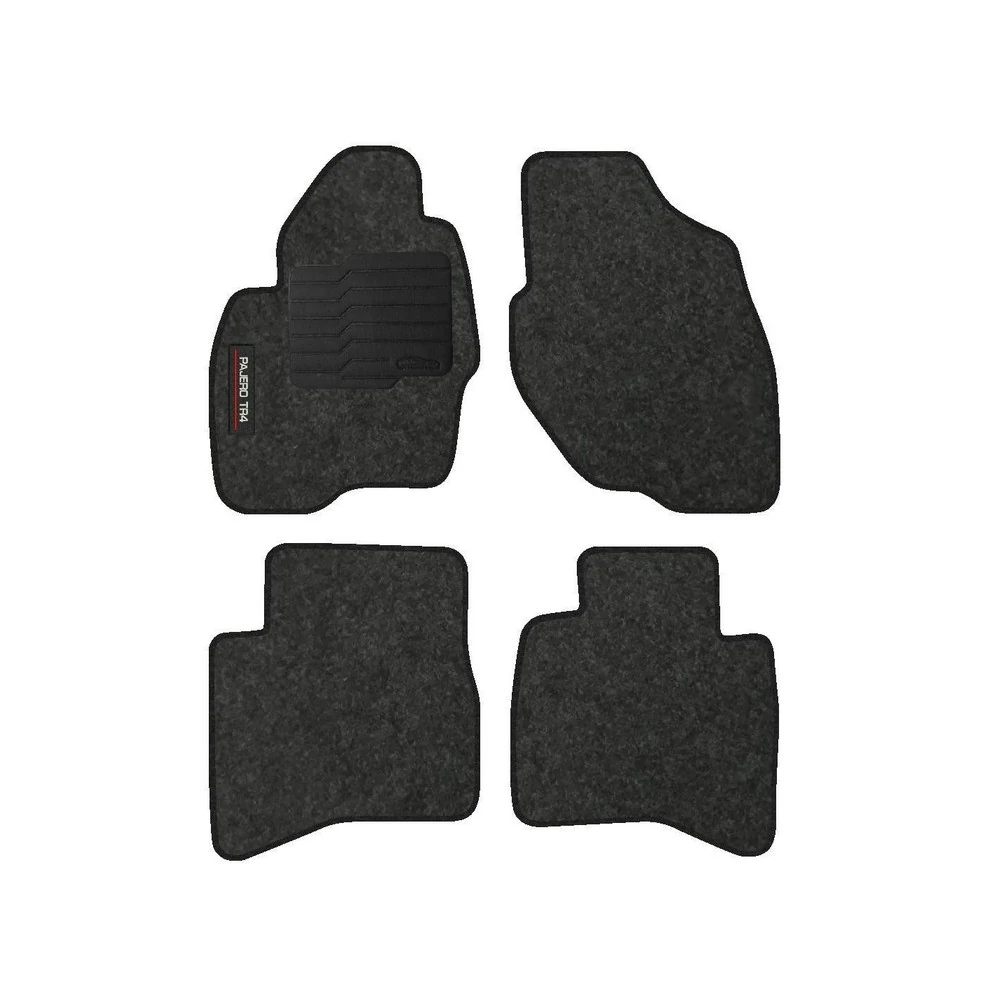 Jogo de Tapete MITSUBISHI PAJERO Carpete Grafite 4 Peças - TITANIUM OG1212