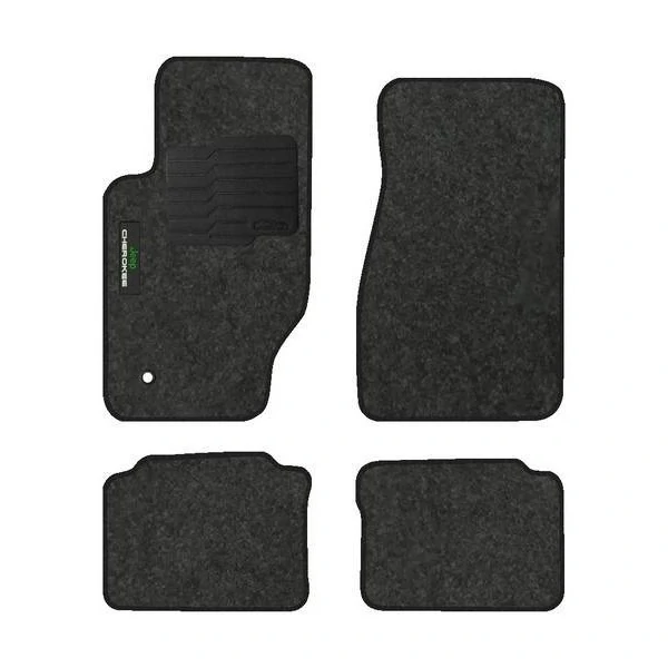 Jogo de Tapete JEEP CHEROKEE Carpete Grafite 4 Peças - TITANIUM OG1801