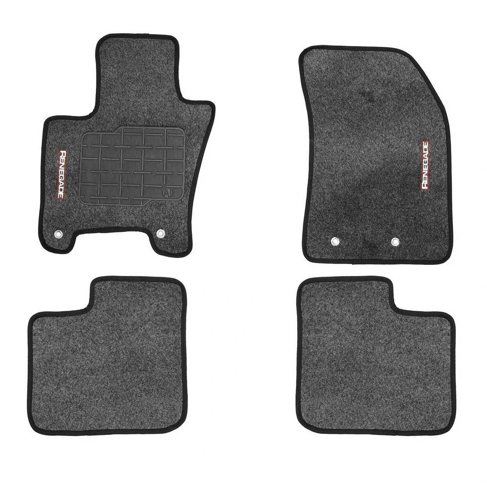 Jogo de Tapete JEEP RENEGADE Carpete Grafite 4 Peças - TITANIUM OG1805