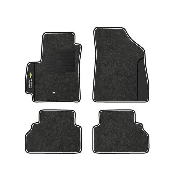 Jogo de Tapete CHEVROLET - GM TRACKER Carpete 4 Peças - TITANIUM OG0356