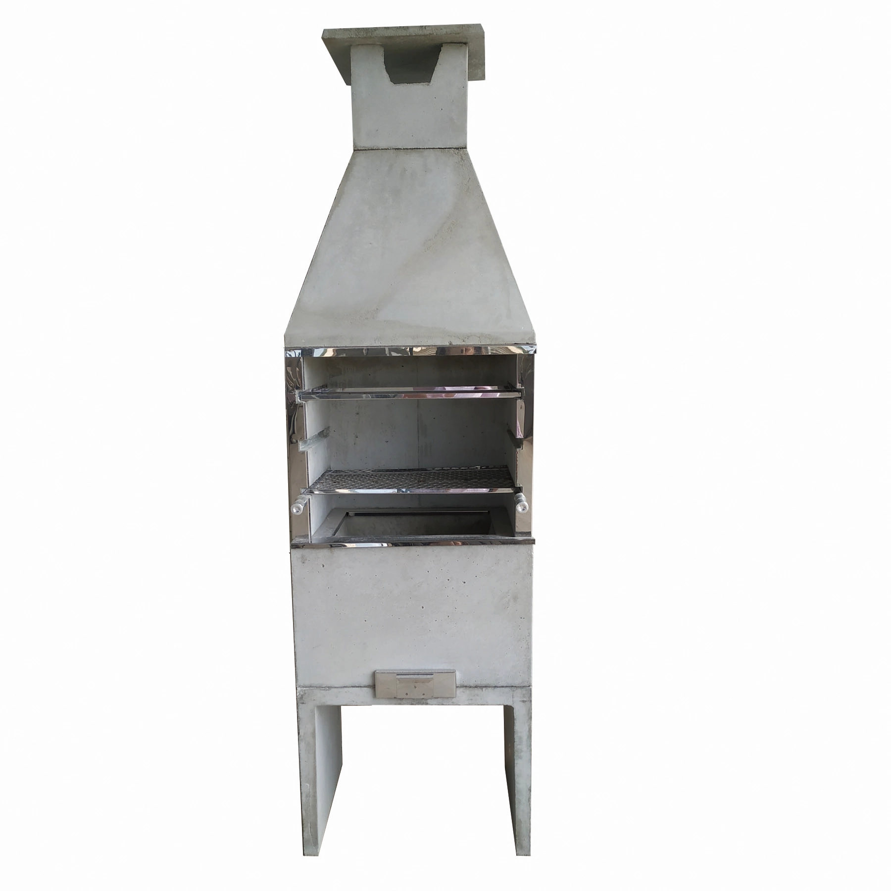 Churrasqueira Pré Moldado Concreto Refratário 52cm P3 Natural Bom Jesus