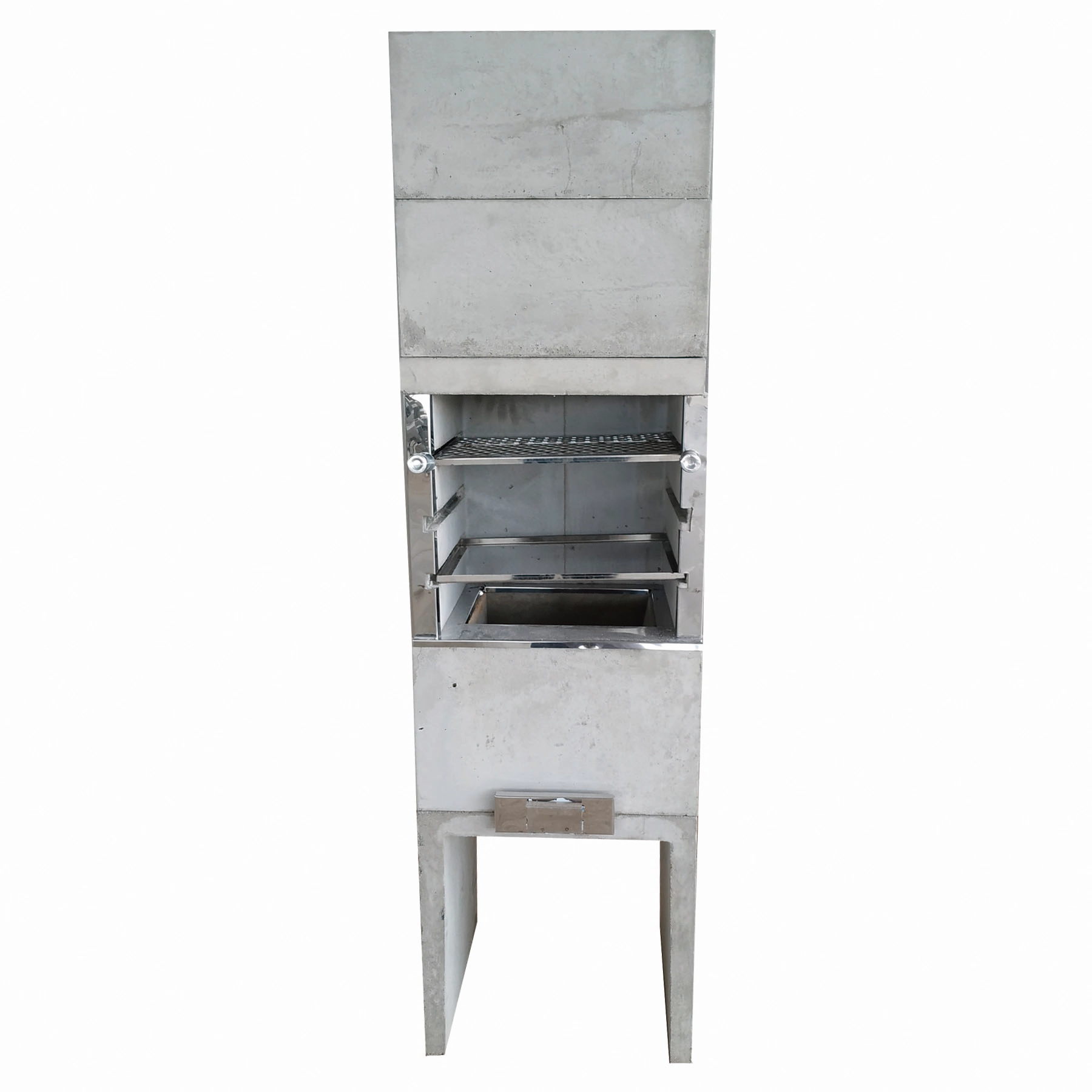Churrasqueira Pré Moldado Concreto Refratário 52cm P3 Predial Bom Jesus