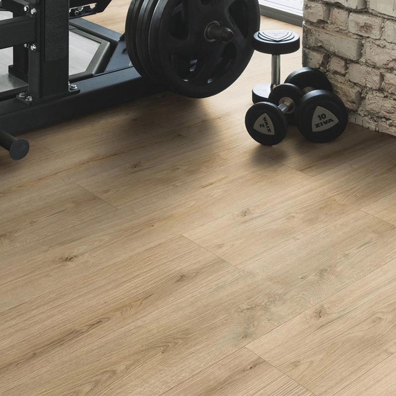 Piso Laminado Clicado Espaçofloor Kaindl Aquapro Oak Evoke Classic 2,40m²