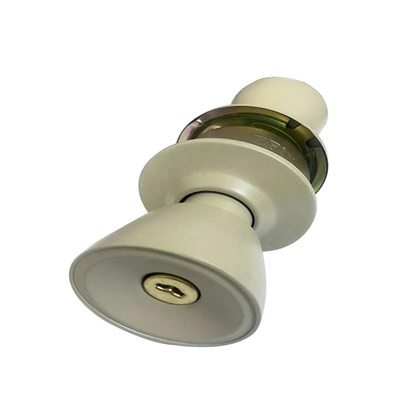 Fechadura Naval Botão-chave P/ Divisória Espaçofix Bege