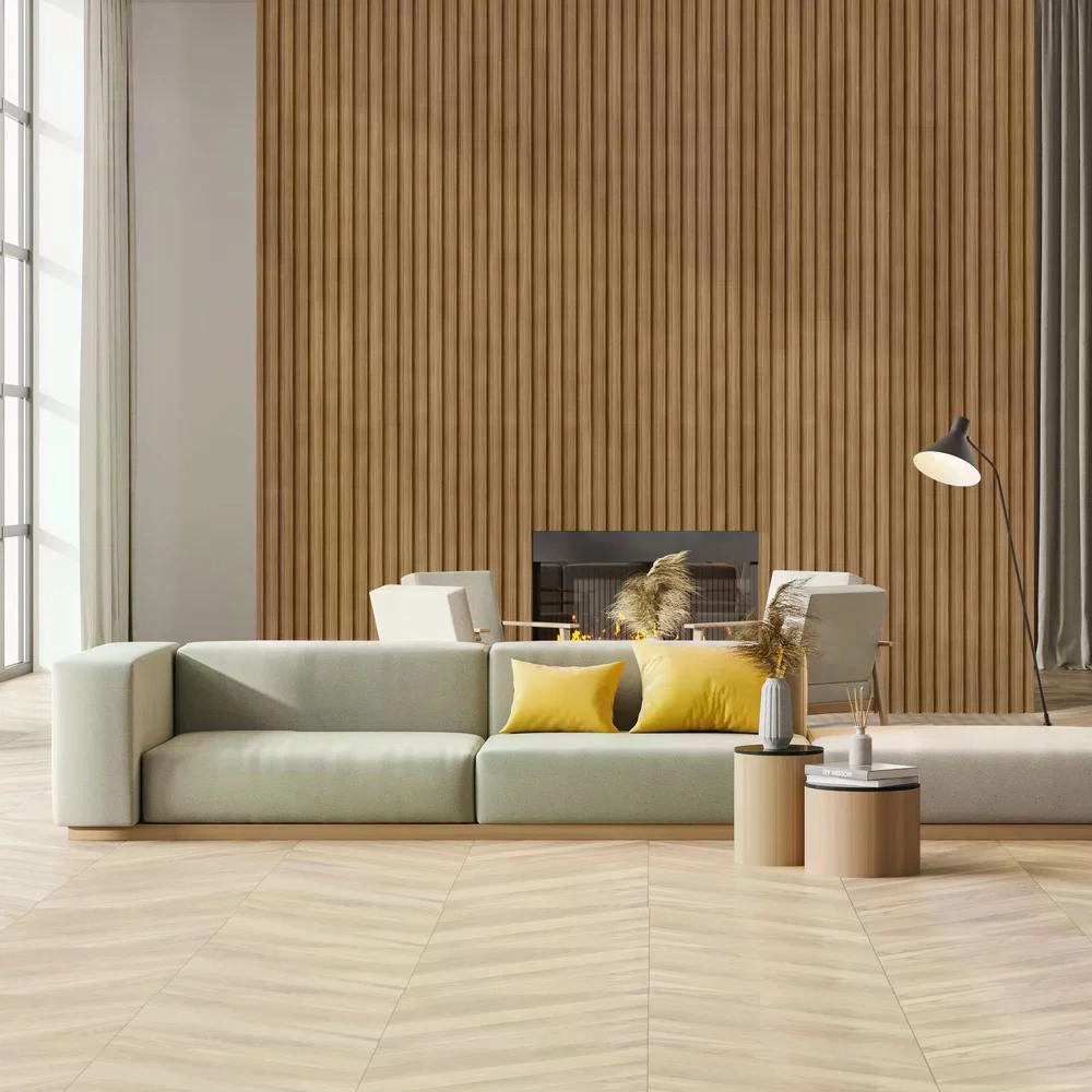 Painel Ripado Espaçowall Cumaru 2,1cm X 12,2cm X 2,60m