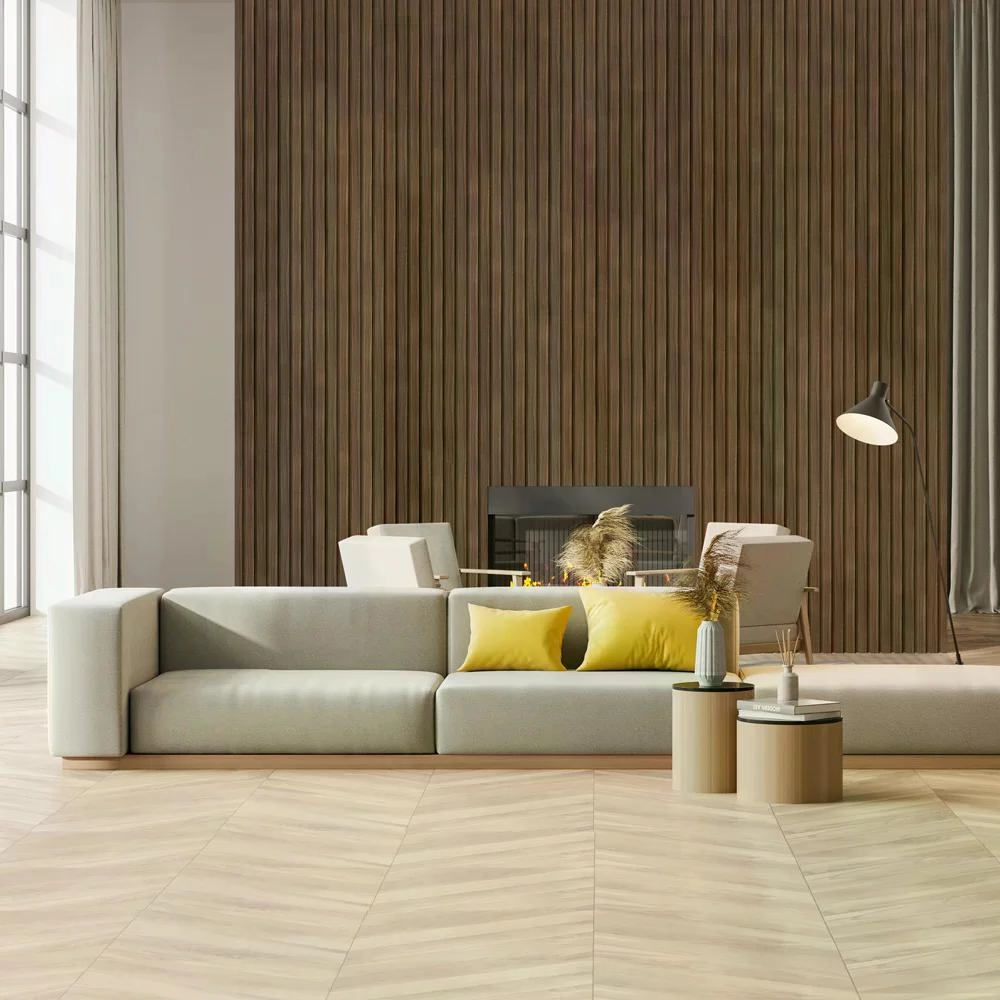 Painel Ripado Espaçowall Ipê 1,2cm X 12,2cm X 2,60m