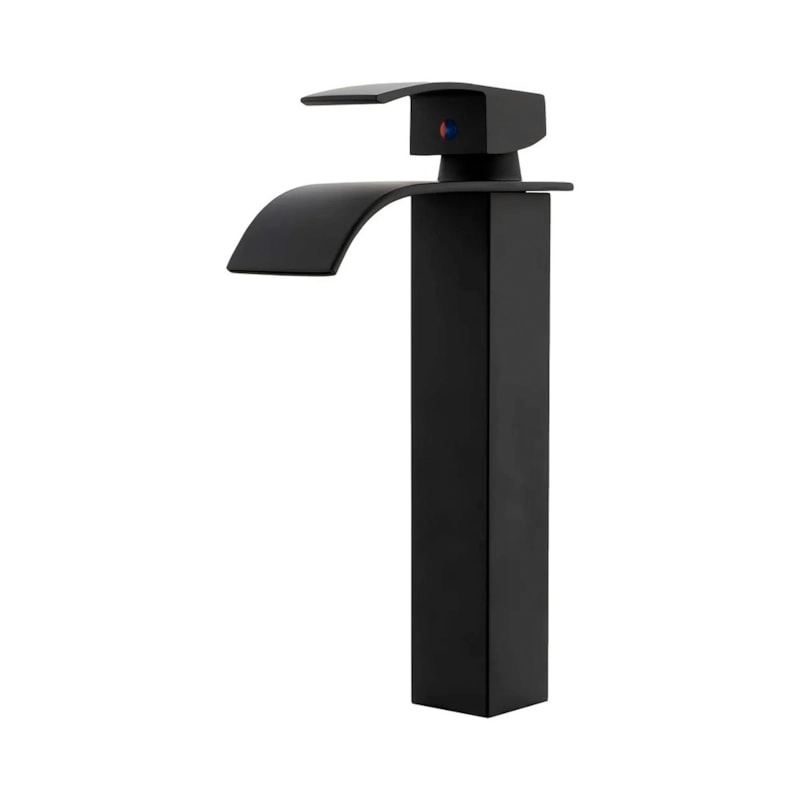 Torneira Bica Alta Espaçokb Ke-7124-b Monocomando Preto