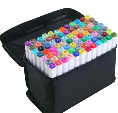 Kit Caneta Ponta Dupla Art Marker 100 Cores 28081 Magic