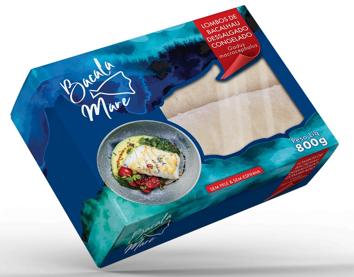 Lombo Bacalhau Bacalamare 1kg