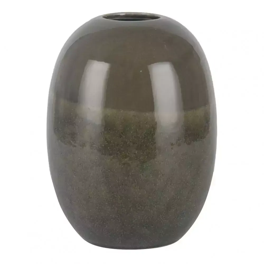 VASO DE CERAMICA CINZA