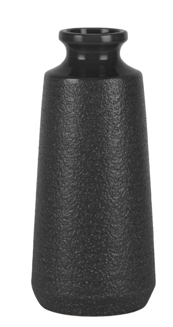 Vaso Ceramica Preto Ct0099 Btc