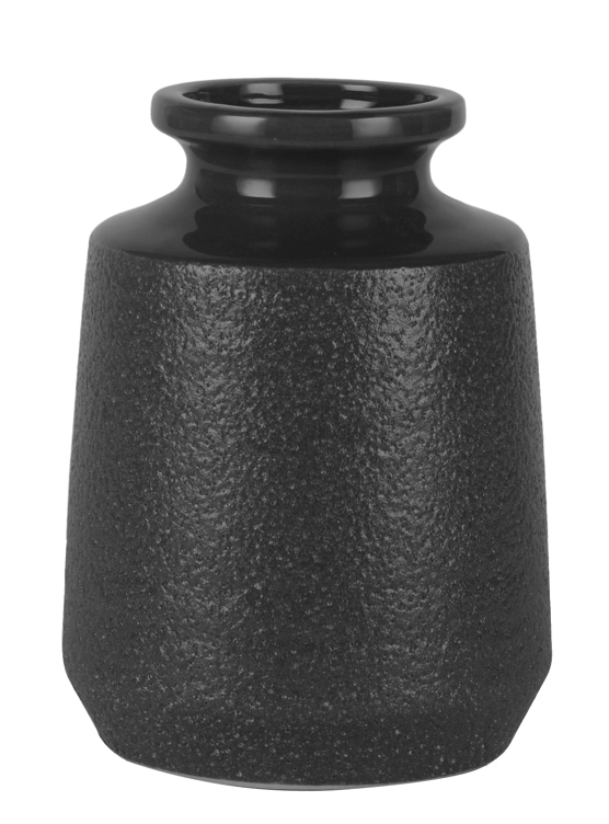 Vaso Ceramica Preto Ct0100 Btc