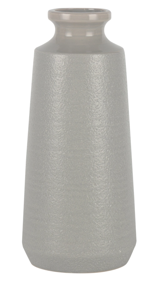 VASO DE CERAMICA CINZA CLARO