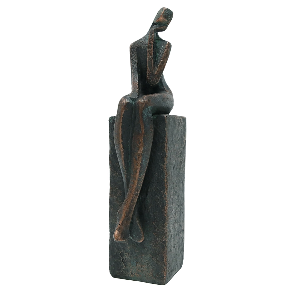 Peca Decorativa De Resina Marrom Ss0217 Btc