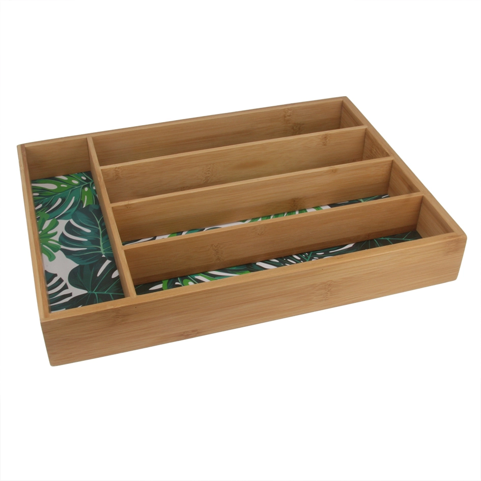 Porta Talheres De Bambu Marrom E Verde Ji0087 Btc